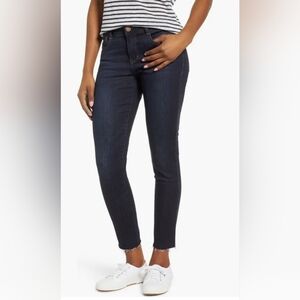 Ab'Solution Raw Hem Skinny Jeans